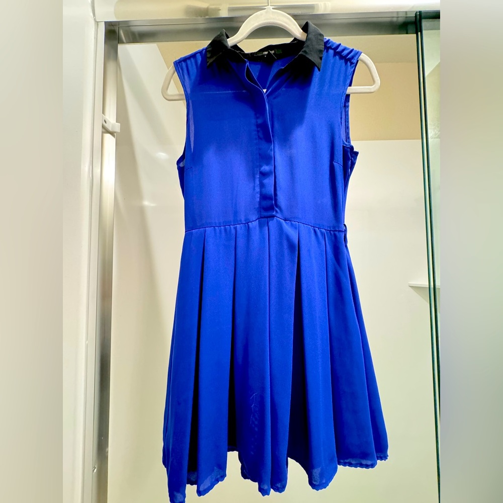 Blue A Line Dress